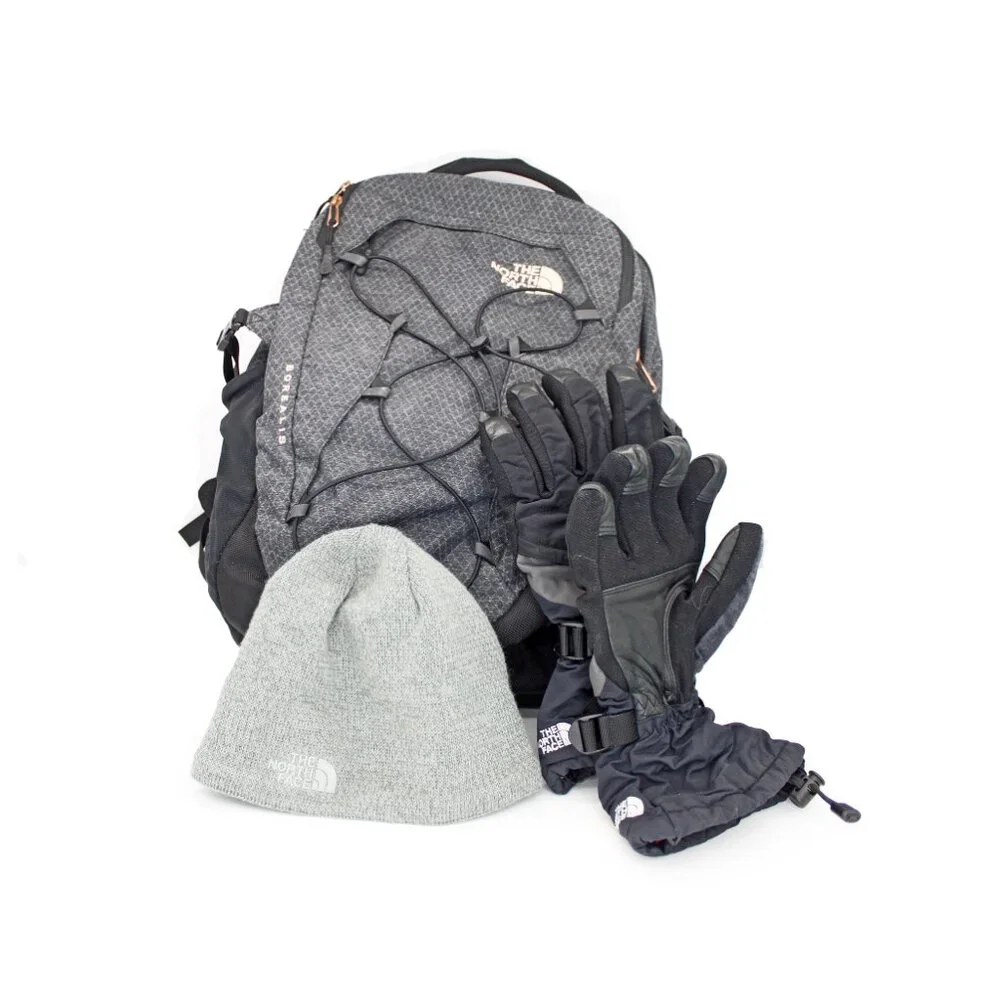 North Face Hyvent Men's Jacket/North Face Borealis Backpack/North Face Gloves - Picture 2 of 14